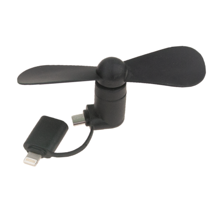 TG56377 WIATRACZEK DO TELEFONU MICRO USB LIGHTNING 3W1