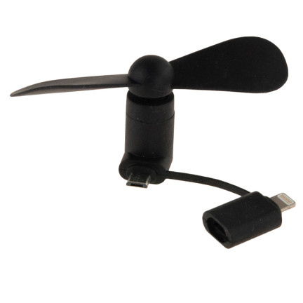 TG56377 WIATRACZEK DO TELEFONU MICRO USB LIGHTNING 3W1