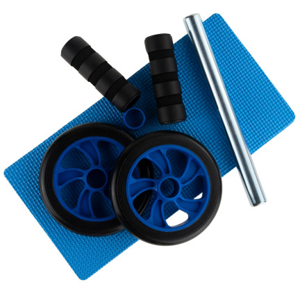TG56498 WAŁEK ROLLER DO ĆWICZEŃ KÓŁKO podwójne podkładka