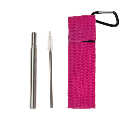 TG56577 TELESKOPOWA RURKA METALOWA W MATERIAŁOWYM ETUI