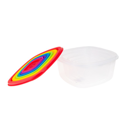 TG56581 POJEMNIKI NA ŻYWNOŚĆ ZESTAW 7szt lunchbox kuchenne
