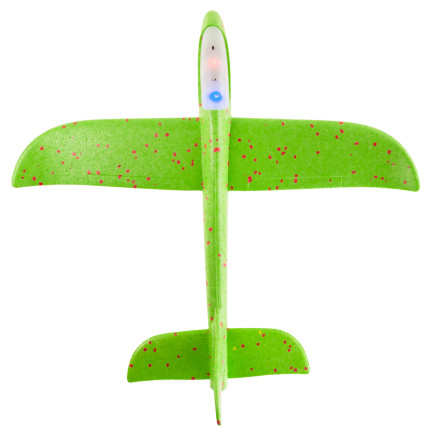 TG56682-2 SAMOLOT STYROPIANOWY LED LIGHT