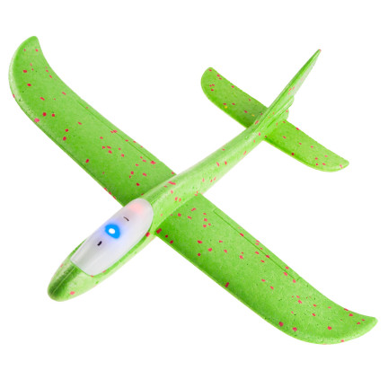 TG56682-2 SAMOLOT STYROPIANOWY LED LIGHT