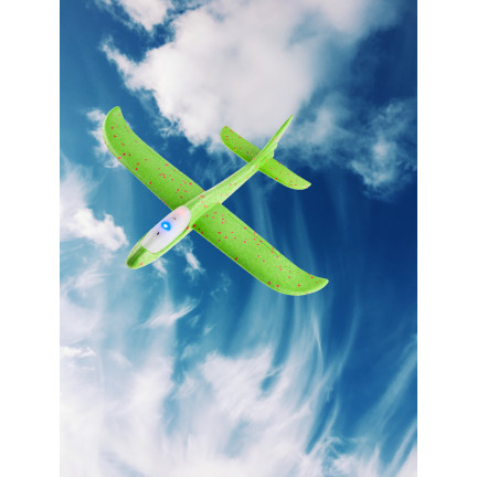 TG56682-2 SAMOLOT STYROPIANOWY LED LIGHT