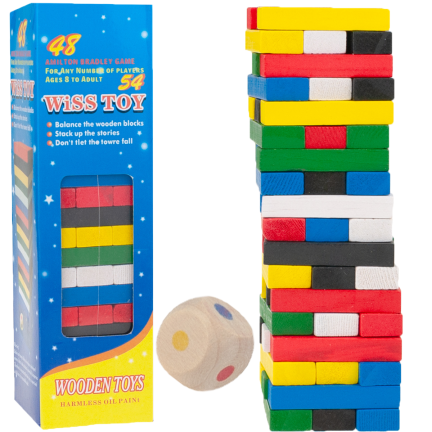 TG56690 JENGA MAŁA KOLOR
