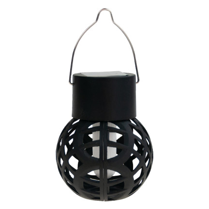 TG60446 Lampa solarna, pochodnia, lampka led wisząca, lampion loft, ażur