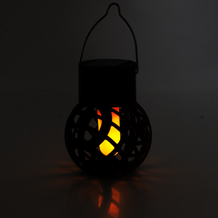 TG60446 Lampa solarna, pochodnia, lampka led wisząca, lampion loft, ażur