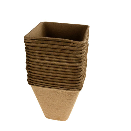 TG60480 Doniczki torfowe P8, biodegradowalne rozsadowe, sadzonki na rozsady, 8cm 18szt.