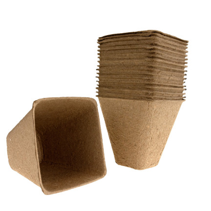 TG60480 Doniczki torfowe P8, biodegradowalne rozsadowe, sadzonki na rozsady, 8cm 18szt.