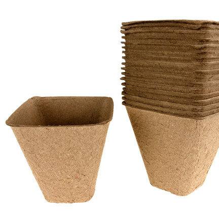 TG60480 Doniczki torfowe P8, biodegradowalne rozsadowe, sadzonki na rozsady, 8cm 18szt.