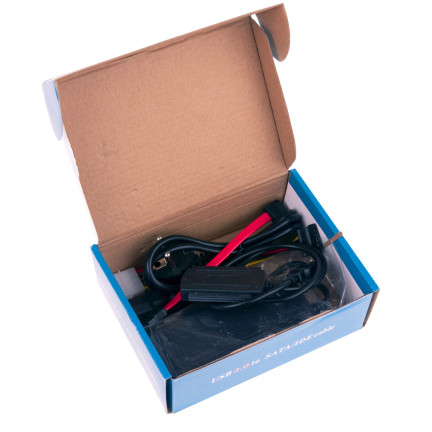 TG63000 Adapter USB IDE 3,5 2,5 SATA ATA ZASILACZ MOLEX do dysków zgrywanie danych