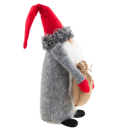 TG63073 Mikołaj Skrzat broda Krasnal Duży 35cm Gnom pod Choinkę Ozdoba Dekoracja