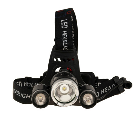 TG63200 LATARKA CZOŁOWA LED ZOOM CREE XML T6 CZOŁÓWKA MOC 2 akumulatory + 2 ładowarki