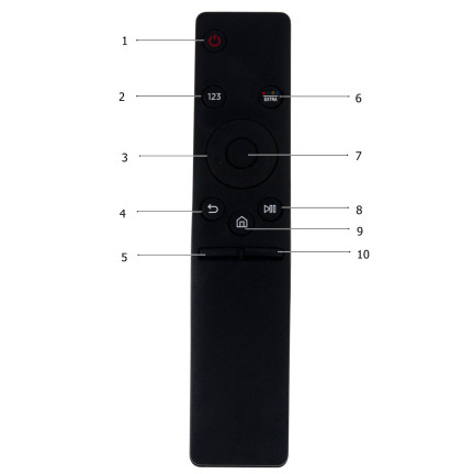 TG63280 PILOT UNIWERSALNY SAMSUNG DO TV SMART HD UHD 4K CZARNY BEZ PROGRAMOWANIA