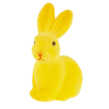 TG63605-10 ZAJĄC ZAJĄCZEK WELUROWY KRÓLIK WIELKANOCNY OZDOBA NA STROIK DUŻY 15,5cm