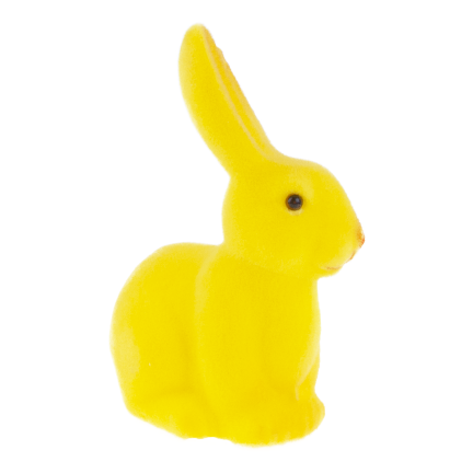 TG63605-10 ZAJĄC ZAJĄCZEK WELUROWY KRÓLIK WIELKANOCNY OZDOBA NA STROIK DUŻY 15,5cm