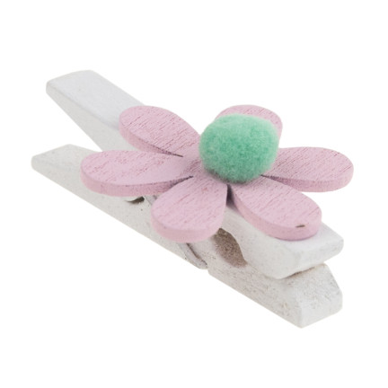 TG63859 KLAMERKI DREWNIANE OZDOBNE MINI SPINACZE PASTELOWE 9SZT WIELKANOCNE
