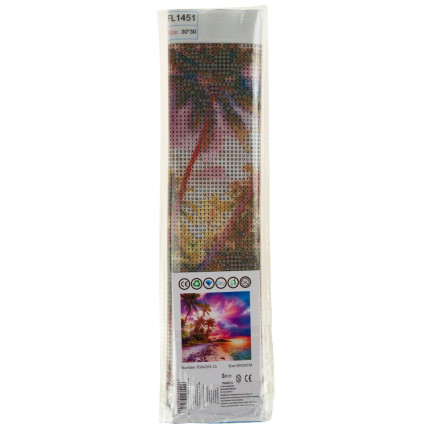TG64203-11 HAFT DIAMENTOWY Diamond Painting Mozaika Diamentowa PLAŻA 5D