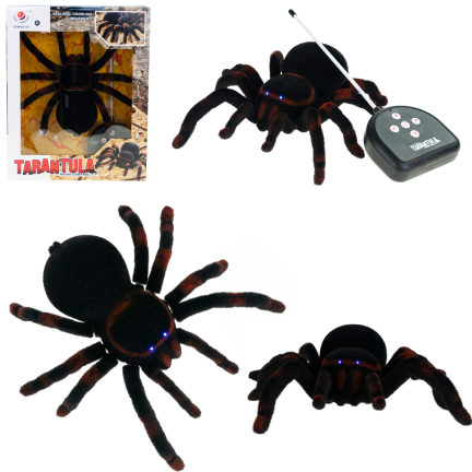 TG64210 PAJĄK GIGANT ZDALNIE STEROWANY TARANTULA Z PILOTEM SPIDER STRASZNY WŁOCHATY