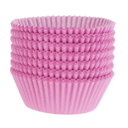 TG64643-1 FOREMKI DO BABECZEK 150SZT PAPILOTKI RÓŻOWE PAPIEROWE MUFFINEK 7CM