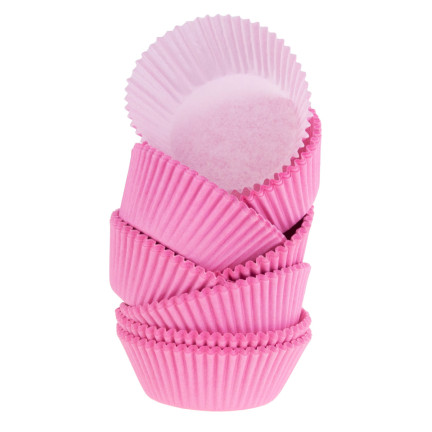 TG64643-1 FOREMKI DO BABECZEK 150SZT PAPILOTKI RÓŻOWE PAPIEROWE MUFFINEK 7CM