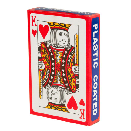 TG64679 KARTY DO GRY W POKERA TALIA KART POWLEKANE ZESTAW 54 SZT. TRADYCYJNE