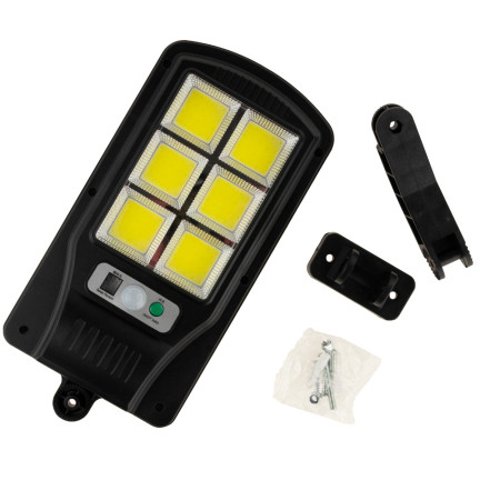 TG64682 LAMPA ULICZNA LED LATARNIA SOLARNA 72COB + uchwyt
