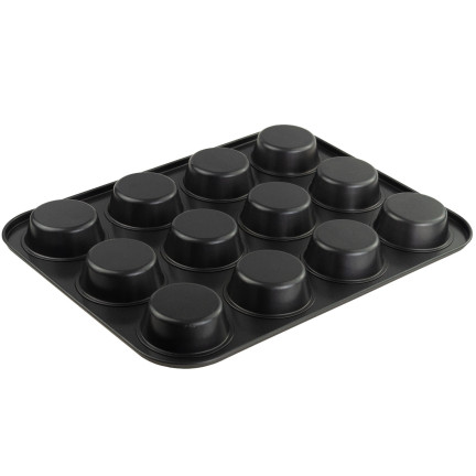 TG66027 FORMA DO PIECZENIA BABECZEK MUFFIN BLACHA FOREMKA NA 12 BABECZEK non-stick