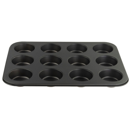 TG66027 FORMA DO PIECZENIA BABECZEK MUFFIN BLACHA FOREMKA NA 12 BABECZEK non-stick