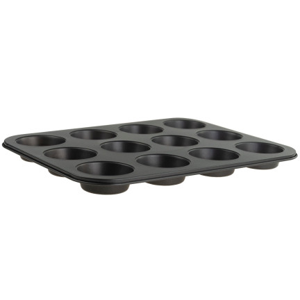 TG66027 FORMA DO PIECZENIA BABECZEK MUFFIN BLACHA FOREMKA NA 12 BABECZEK non-stick