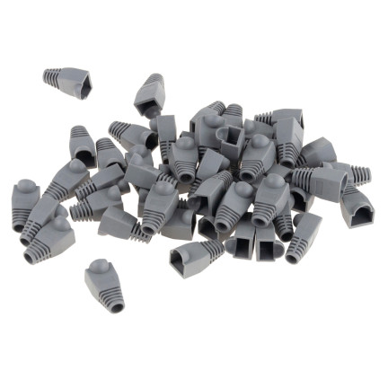TG66225 OSŁONA WTYKU SIECIOWA RJ45 RJ-45 50SZT OSŁONKI GUMOWE ZESTAW NAKŁADKA