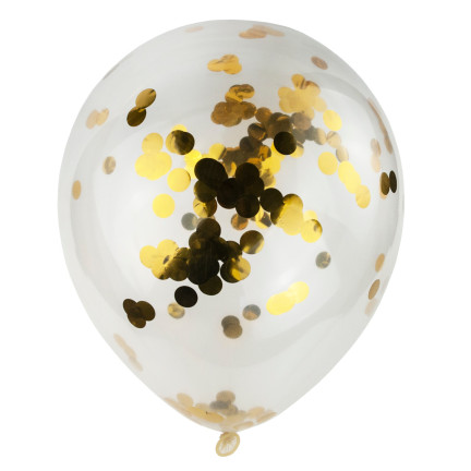 TG66228 GIRLANDA BALONOWA 120SZT KONFETTI ZŁOTA CZARNA 5m URODZINY PANIEŃSKI ŚLUB