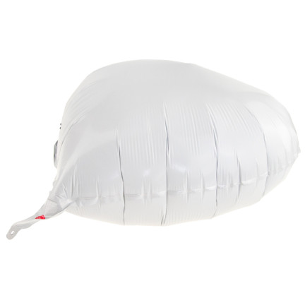 TG66235-1 BALON FOLIOWY SERCE BIAŁY NA HEL WALENTYNKI