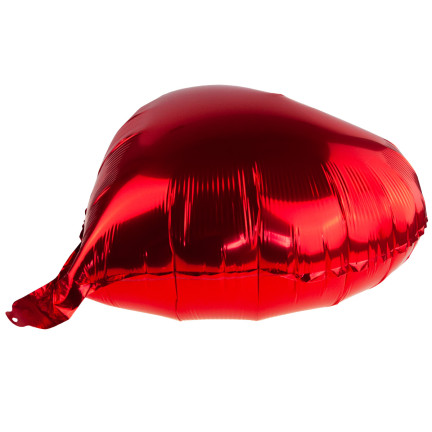 TG66235-2 BALON FOLIOWY SERCE CZERWONY SERDUSZKO NA HEL