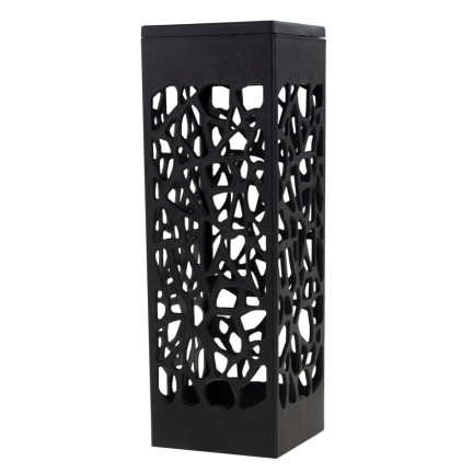 TG71286 LAMPA SOLARNA OGRODOWA 6SZT AŻUROWA LED LAMPION WBIJANA SŁUPEK CZARNY