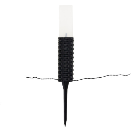 TG66774 Lampa solarna ogrodowa, rattan, rattanowe lampki led 4szt., słupek wbijany solar