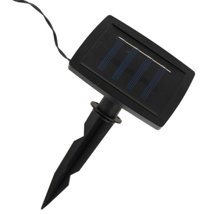 TG71398-2 Girlanda solarna, lampki solarne 20 led 5m, ogrodowa na balkon, sznur świetlny zimny