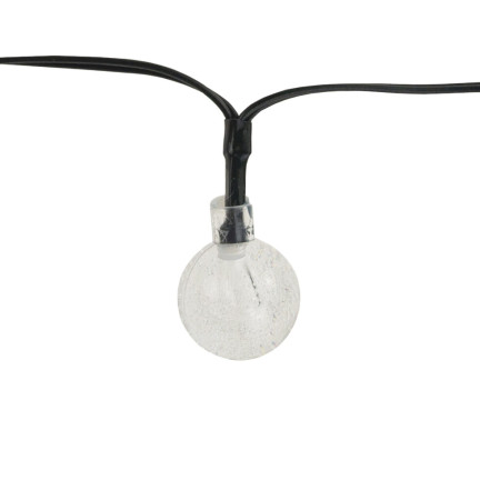 TG71398-2 Girlanda solarna, lampki solarne 20 led 5m, ogrodowa na balkon, sznur świetlny zimny