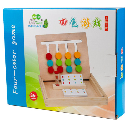 TG67008 SORTER DREWNIANY NAUKA KOLORÓW KSZTAŁTÓW DOPASUJ