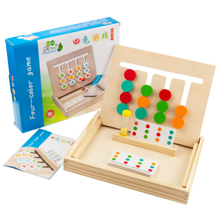 TG67008 SORTER DREWNIANY NAUKA KOLORÓW KSZTAŁTÓW DOPASUJ