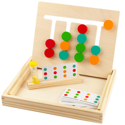 TG67008 SORTER DREWNIANY NAUKA KOLORÓW KSZTAŁTÓW DOPASUJ