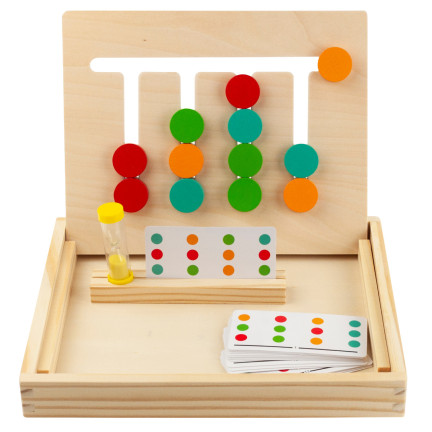 TG67008 SORTER DREWNIANY NAUKA KOLORÓW KSZTAŁTÓW DOPASUJ