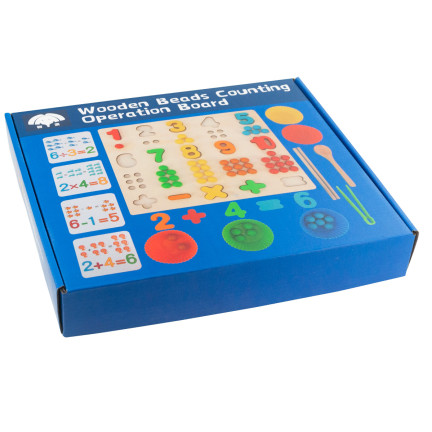TG67012 DREWNIANA UKŁADANKA MONTESSORI MATEMATYCZNA NAUKA