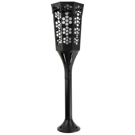 TG67269 Lampa solarna, pochodnia LED 3w1, wbijana latarnia, kinkiet, latarenka