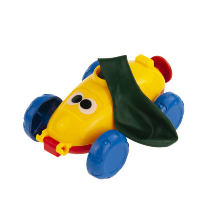 TG67285 SAMOCHÓD WYRZUTNIA BALONÓW AUTKA AERODYNAMICZNY 2 AUTA ZESTAW POMPKA BALONY