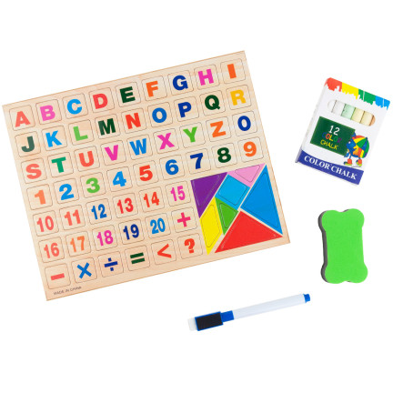 TG67314 TABLICA magnetyczna KREDOWA LICZYDŁO + MAGNESY
