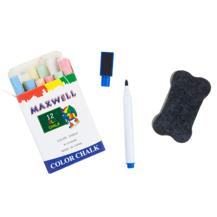 TG67314 TABLICA magnetyczna KREDOWA LICZYDŁO + MAGNESY