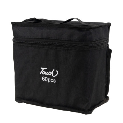 TG67373 MARKERY ALKOHOLOWE 60 SZT MAZAKI PISAKI DWUSTRONNE ZESTAW+ETUI