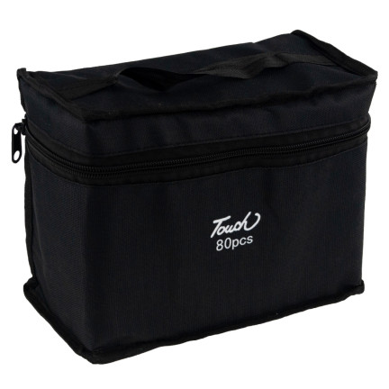 TG67374 MARKERY ALKOHOLOWE 80 SZT MAZAKI PISAKI DWUSTRONNE ZAKREŚLACZE + ETUI
