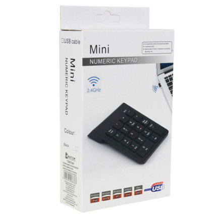 TG67391 BEZPRZEWODOWA KLAWIATURA NUMERYCZNA USB LAPTOP PC